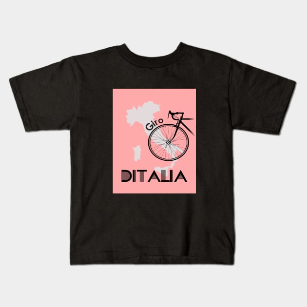 giro ditalia Kids T-Shirt by vintagejoa